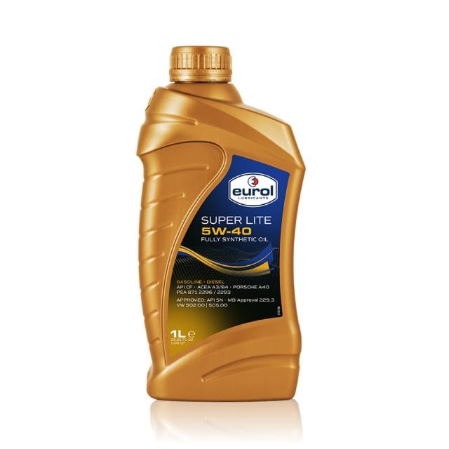 【Eurol 曜樂】Super Lite 5W-40 全合成機油 1L(整箱12入 / 總代理源豐行)