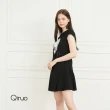 【Qiruo 奇若名品】春夏專櫃精黑色俏皮洋裝2301F 愛心印花短版(甜)
