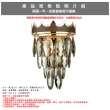 【Honey Comb】北歐風進口水晶壁燈(F6002)