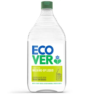 【ECOVER宜珂】親膚洗碗精-萊姆蘆薈 450ml(碗盤洗滌液 洗潔精)