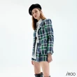 【iROO】色紗織格紋西裝外套