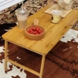 【May Shop】原木色摺疊木桌 電腦桌 露營桌(不附收納袋)