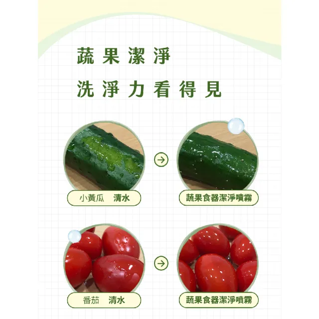 【台塑生醫】蔬果食器潔淨噴霧400mlx3入