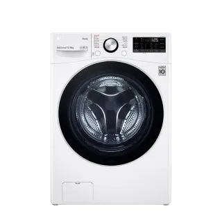 【LG 樂金】15+2公斤◆蒸洗脫烘WiFi TWINWash雙能洗洗衣機◆冰磁白(WD-S15TBD+WT-SD200AHW)