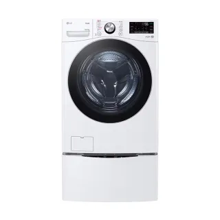 【LG 樂金】19+2.5公斤◆WiFi蒸洗脫烘TWINWash雙能洗洗衣機◆冰磁白 (WD-S19VDW+WT-D250HW)