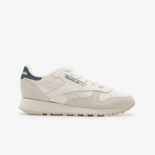 REEBOK】Classic Leather 男女休閒鞋運動經典復古麂皮皮革米藍