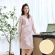 【Wacoal 華歌爾】睡衣-仕女系列 M-L純棉印花洋裝 LWZ37133FR(香草米)