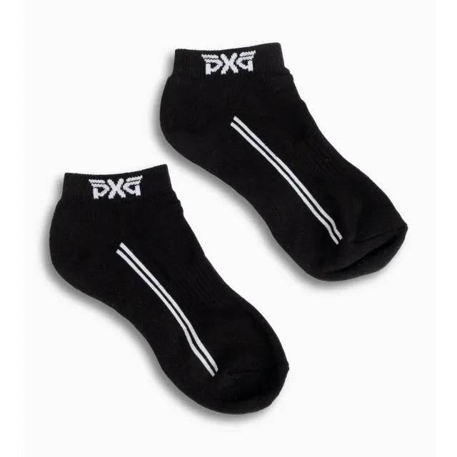 【PXG】男士高爾夫球短襪_黑白2色(Mens Jacquard Logo Ankle Socks)