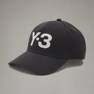 【Y-3 山本耀司】Adidas Y-3 LOGO 運動棒球帽鴨舌帽 黑色(H62981)
