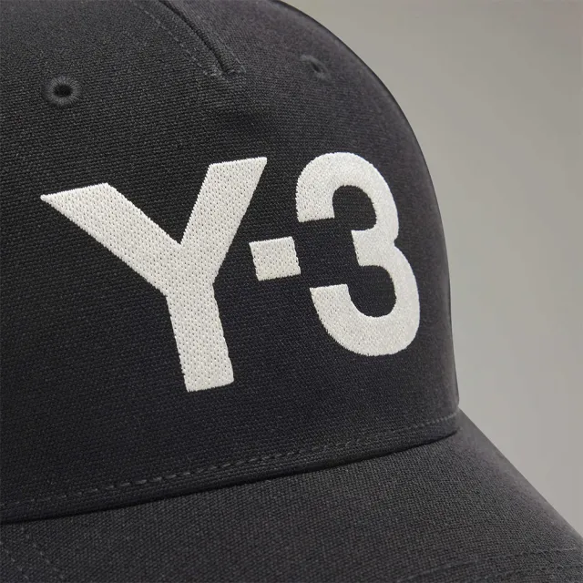【Y-3 山本耀司】Adidas Y-3 LOGO 運動棒球帽鴨舌帽 黑色(H62981)