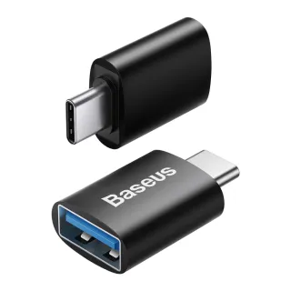 【BASEUS】倍思 精巧款 TypeC轉USB OTG迷你轉接頭(TypeC公頭轉USB母座/手機轉接頭/筆電轉接)