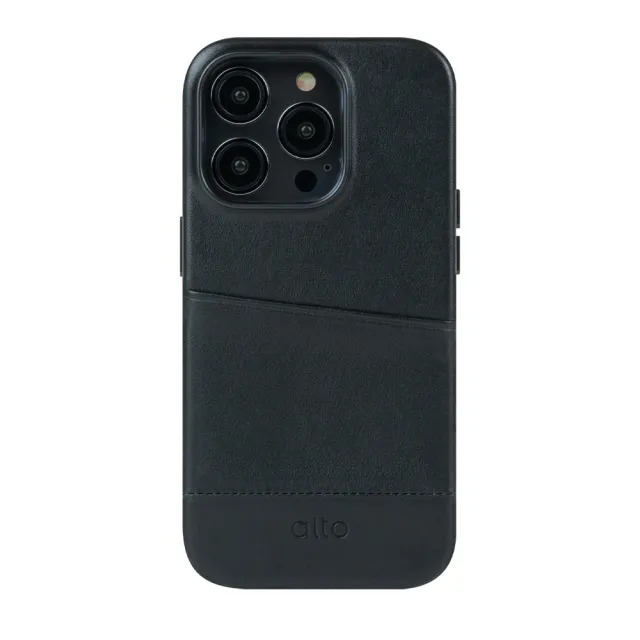 【Alto】iPhone 15 Pro 6.1吋 插卡式輕薄防摔皮革手機殼(真皮 插卡 防摔 輕薄)
