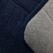 【HOLA】WARM TOUCH石墨烯毛絨軟式地毯120x160 藍