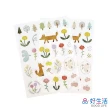 【GOOD LIFE 品好生活】日本製 北歐動物薄膜標籤/裝飾貼紙（60枚）(日本直送 均一價)