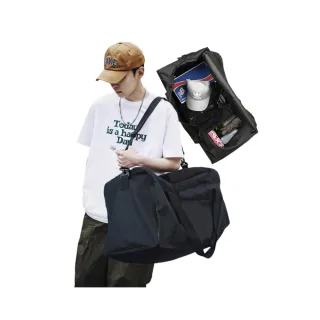 【DF BAGSCHOOL】台灣製超大容量寬口多用途行李袋-2入組