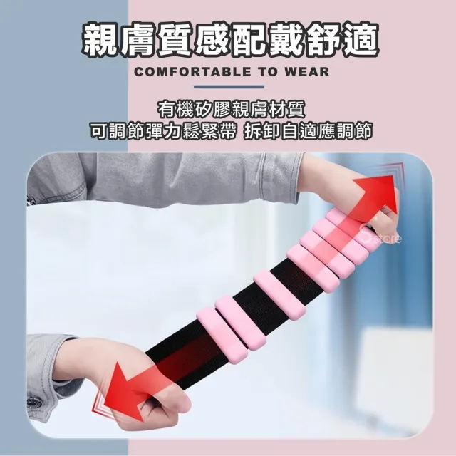 【S-SportPlus+】健身負重手環 單個250g 負重手環 訓練腕帶 負重腕帶 矽膠負重(手環通用 健身瑜珈鍛煉腕帶)