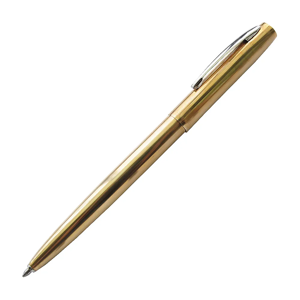【fisher 美國】M4 系列Cap-O-Matic 黃銅太空筆(#M4RAW)