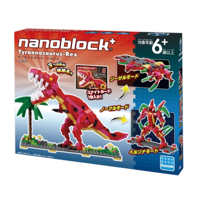 【nanoblock 河田積木】Nanoblock迷你積木-霸王暴龍組-戰艦-機器人(PBH-007)