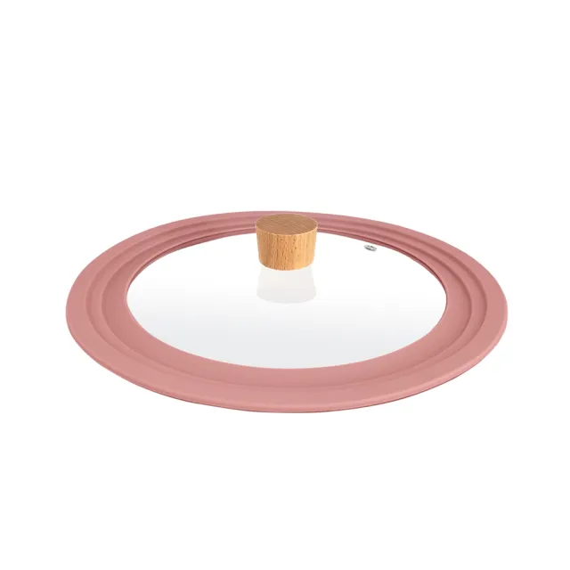【NEOFLAM】多功能矽膠鍋蓋24-26-28公分(FIKA/粉色兩色任選)