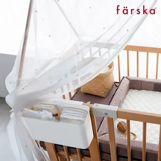 【Farska】透氣好眠延伸床墊30x60-奶油香頌(嬰兒床 嬰兒床墊 尿布台 摺疊 遊戲墊 情人節 禮物 尾牙)