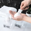 【茉家】透明PET角瓶洗手洗臉慕斯分裝瓶(大號2入)
