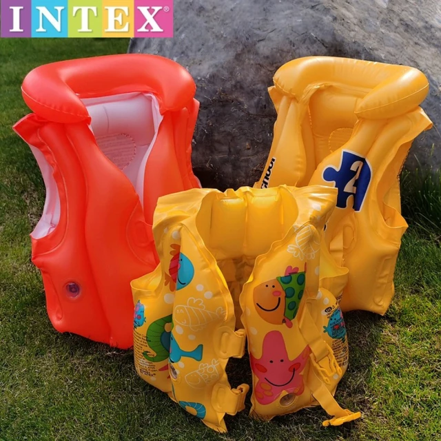 寶盒百貨 INTEX 充氣游泳背心 趣味海底世界泳衣 豪華型游泳背心(游泳背心 學習游泳裝備 戲水用品)