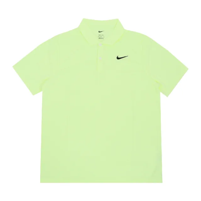 NIKE 耐吉】Polo衫Golf 男款螢光綠黑高球短袖上衣吸濕快乾高爾夫小勾