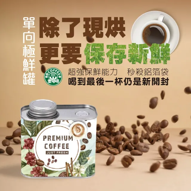 【壹咖啡】冠軍義式精品豆(200g/罐)