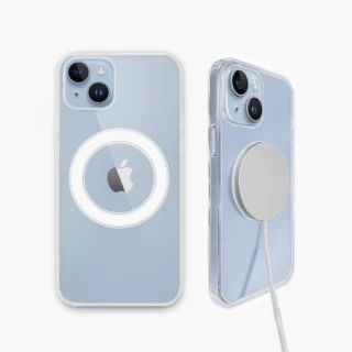 【TIMO】iPhone 14 6.1吋 MagSafe磁吸防摔透明手機殼