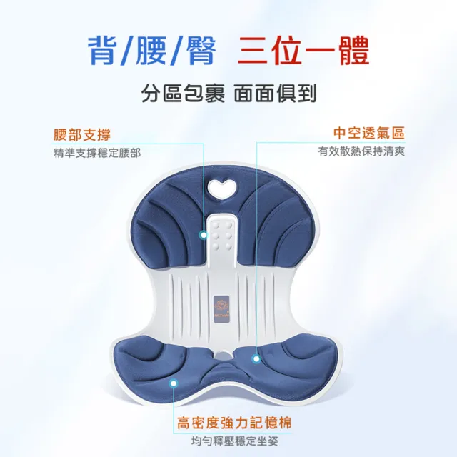 【DaoDi】2入組矯正坐墊加大款防駝腰靠墊(花瓣型骨盆枕/護腰坐墊 /美臀坐墊/椅墊/減壓坐墊)