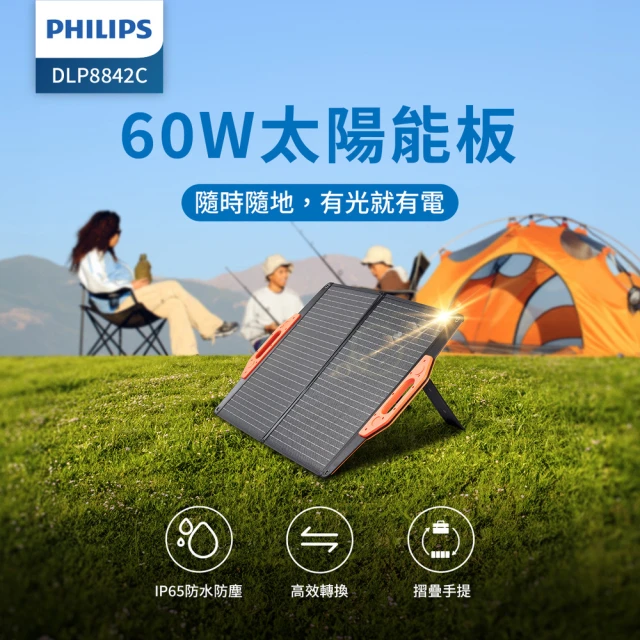 Philips 飛利浦 100W太陽能版超值組-600W 攜