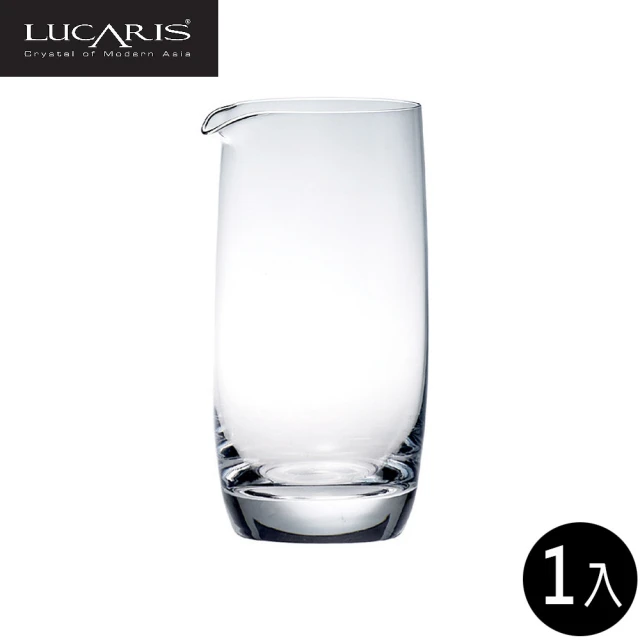 【LUCARIS】無鉛水晶公杯 415ml 1入 Shanghai系列(公杯 威士忌杯公杯 分酒杯)