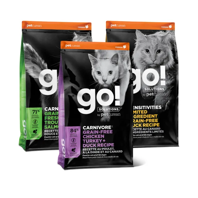 【Go!】全方位貓貓天然糧 16磅 全系列(貓糧 貓飼料 挑嘴 全齡貓 寵物食品)