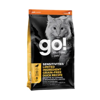 【Go!】低致敏鴨肉3磅 貓咪低敏系列 單一肉無穀天然糧(貓糧 貓飼料 鴨肉  寵物食品 全齡貓)
