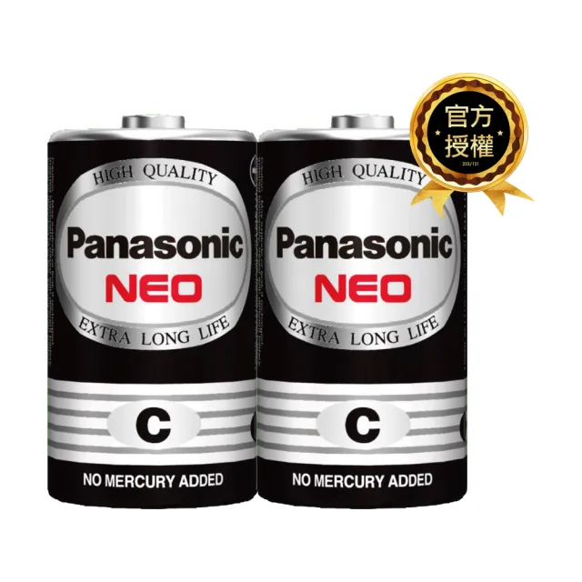 【Panasonic 國際牌】錳乾電池(2號2入)