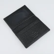 【Vivienne Westwood】經典土星LOGO牛皮卡片夾(黑)