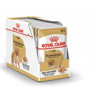 【ROYAL 法國皇家】博美成犬專用濕糧餐包85gx12包/盒(主食罐 餐包 全齡適用)