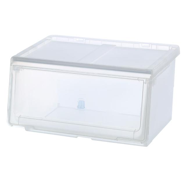 【KEYWAY 聯府】面寬60-赫里斯直取式整理箱61L-2入(霧透 收納箱 日式 無印風 MIT台灣製造)