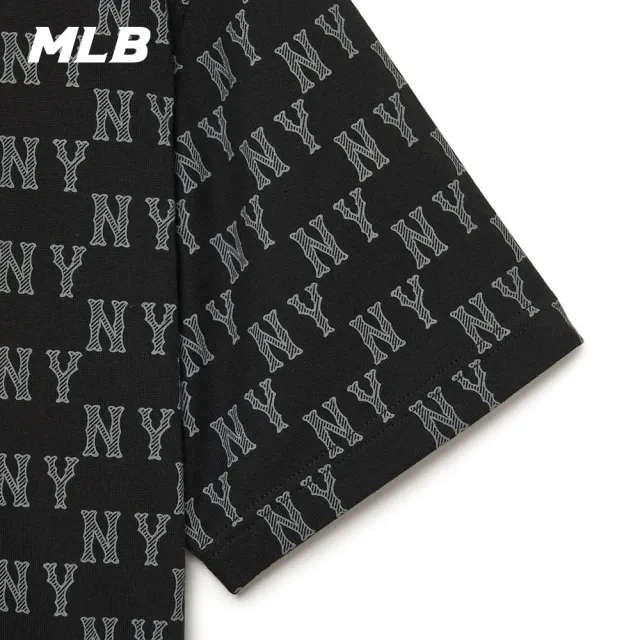 【MLB】短袖T恤 MONOGRAM系列 紐約洋基隊(3ATSM0134-50BKS)
