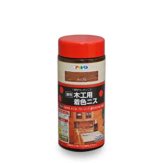 【日本Asahipen】油性木器著色清漆 300ML 共八色(木頭漆 木器漆 護木漆 噴漆 油漆 透明漆 亮光漆)