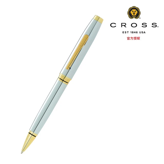 【CROSS】高雲系列亮鉻金夾原子筆(AT0662-2)