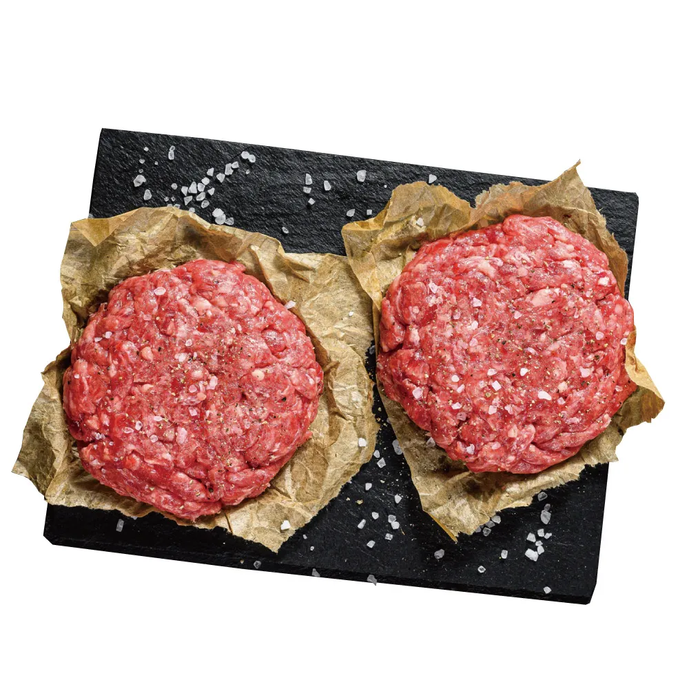 【豪鮮牛肉】手工美國超厚100%純牛漢堡排6片(100g±10%/片)