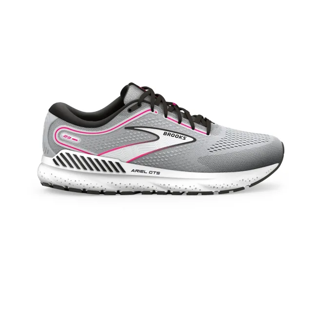 【BROOKS】女鞋 慢跑鞋 避震緩衝象限 ARIEL GTS 23 瞪羚系列2023版 超寬楦(1203902E078)