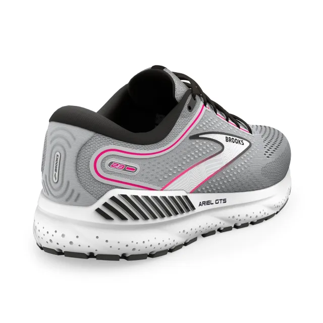 【BROOKS】女鞋 慢跑鞋 避震緩衝象限 ARIEL GTS 23 瞪羚系列2023版 超寬楦(1203902E078)