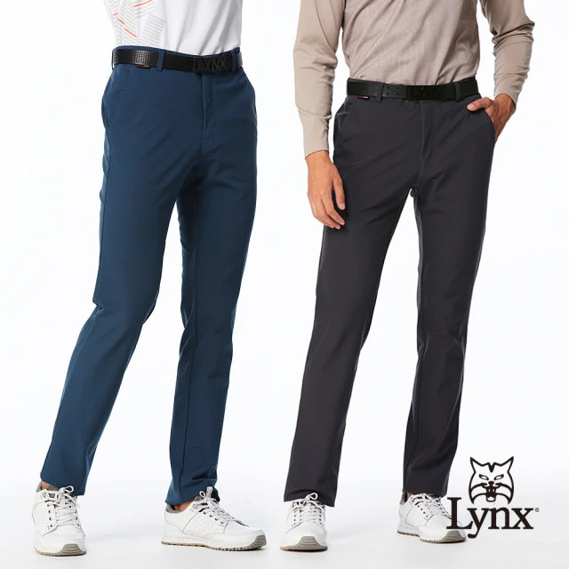 Lynx Golf 男款純棉彈性舒適精選材質素面百搭基本款平