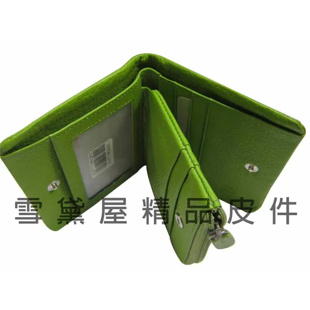 【SNOW.bagshop】雙11  短夾中性復古皮夾暗釦(二折式主袋100%進口軟質牛皮革輕巧大方 