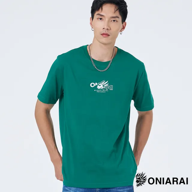 【BLUE WAY】男裝 女裝 網路獨家國潮仙鶴刺繡 短袖 上衣-鬼洗