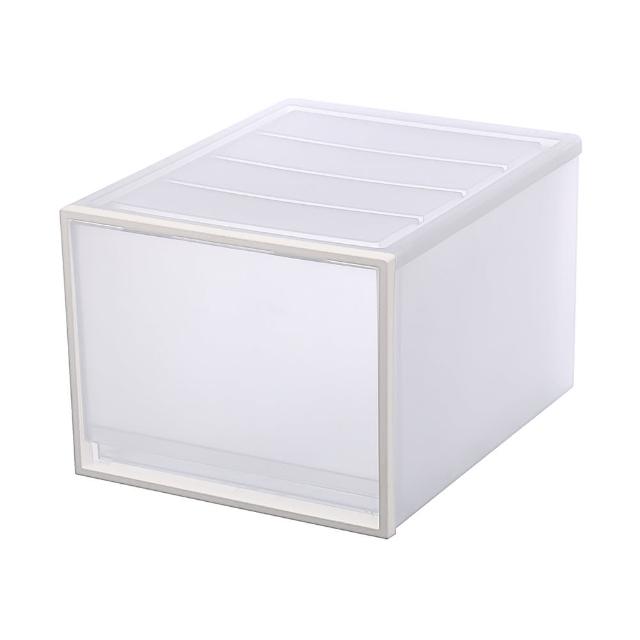 【KEYWAY 聯府】面寬40-贊娜單抽深型整理箱-1入(收納箱 日式 無印風 MIT台灣製造)