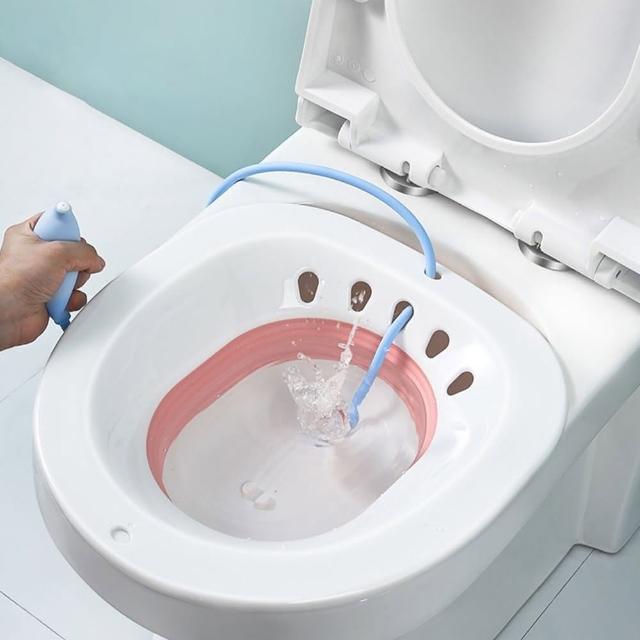 【YUNMI】免蹲馬桶坐浴盆 月子護理盆 產婦坐浴盆 通用式馬桶坐盆 痔瘡泡盆 術後護理盆(孕婦/老人)