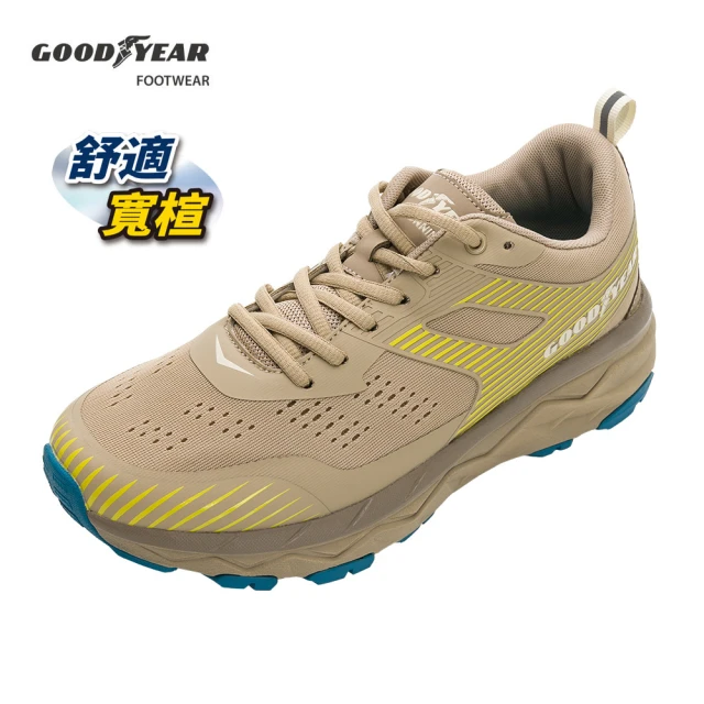 GOODYEAR 固特異GOODYEAR 固特異 奔馳越野-寬楦越野運動鞋/男 緩震 耐磨 棕(GAMR33831)